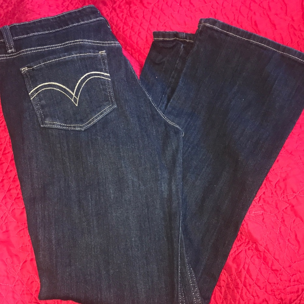 Levi’s Superlow Dark Bootcut Jeans 9M W29 L32
